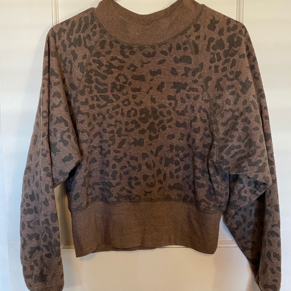 Cheetah Print Sweatshirt